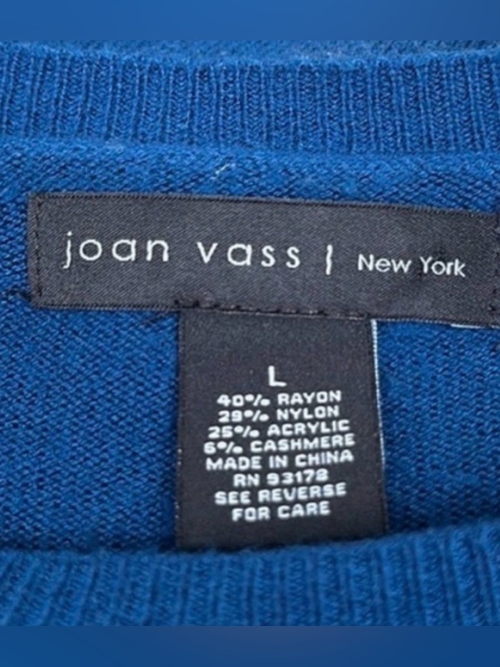Crewneck cashmere blend sweater - Picture 5 of 5